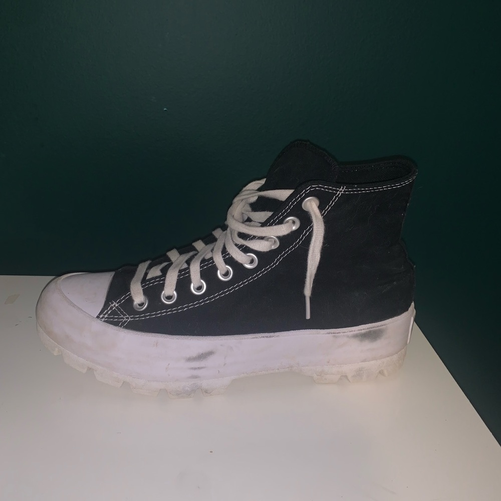 Black Platform Converse - image 4